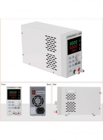 220V Programmable DC Power Supply Power Regulator White