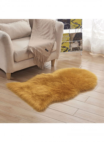 Anti-Skidding Rectangular Floor Mat Brown