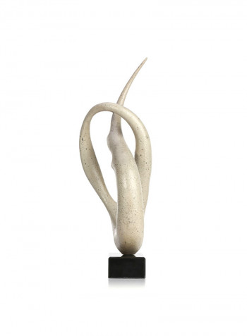 Thomas Gymnastic Figurine Modern Sculpture White 2099g
