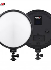 Viltrox VL-500T Professional Ultrathin Bi-Colour Dimmable 9 Inch Circular LED Light 25W Multicolor