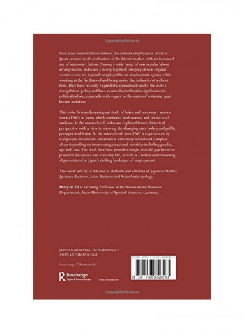 An Emerging Non-Regular Labour Force In Japan: The Dignity Of Dispatched Workers Paperback
