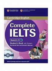 Complete Ielts Bands 6.5-7.5 Student'S Book With Answers [With Cdrom] Paperback