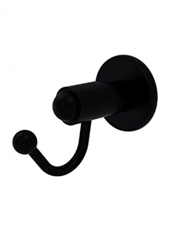 Soho Collection Robe Hook Matte Black 5x2.8x2.5inch