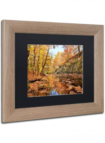 Beaver Creek 2 Birch Frame Wall Art Multicolour 11 x 14inch