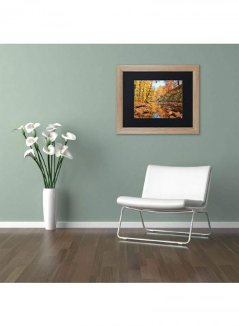 Beaver Creek 2 Birch Frame Wall Art Multicolour 11 x 14inch