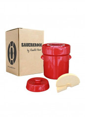 Fermentation Water Sealed Jar Heirloom Red 6.2x6.2x8.2inch
