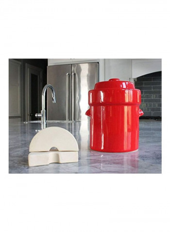Fermentation Water Sealed Jar Heirloom Red 6.2x6.2x8.2inch
