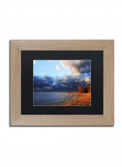 Lake Erie Autumn Framed Wall Art Multicolour 11 x 14inch