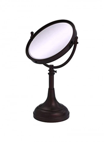 Brass Double Faced Mirror Antique Bronze 8x8x23inch