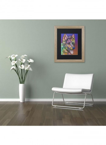 Keefer Framed Wall Art Multicolour 11 x 14inch