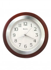 Reedham Decorative Wall Clock White/Red 14x1.5inch
