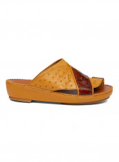 Textured Arabic Sandal Brown