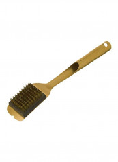Grill Brush With Scraper Brown/Black 16inch