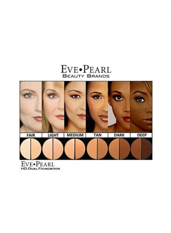 Full Coverage Dual Foundation With Brush Light