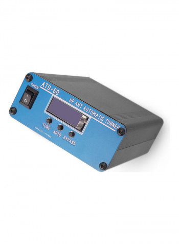 Shortwave Mini Antenna Tuner Black/Blue 19x7x10.8cm