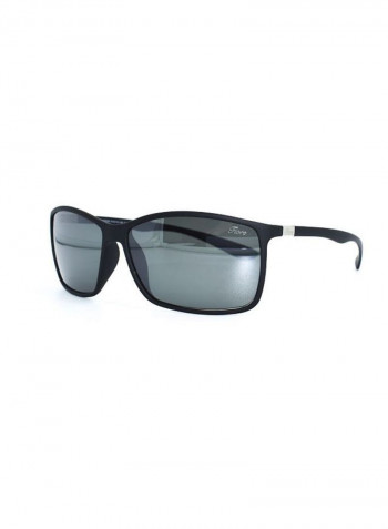 Men's Polarized Rectangular Sunglasses - Lens Size: 61 mm