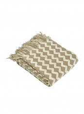 Wave Pattern Casual Warm Blanket Polyester Multicolour 120x200centimeter