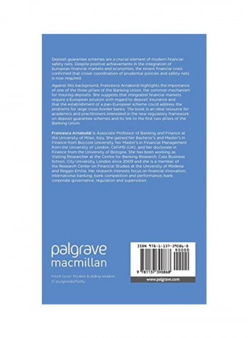 Deposit Guarantee Schemes: A European Perspective Hardcover