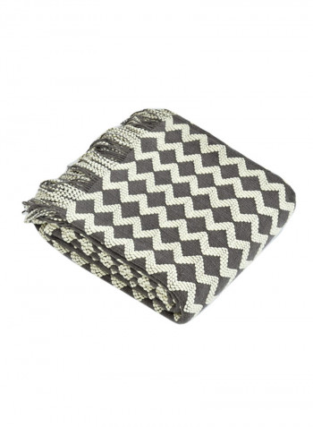 Wave Pattern Casual Warm Blanket Polyester Multicolour 120x200centimeter