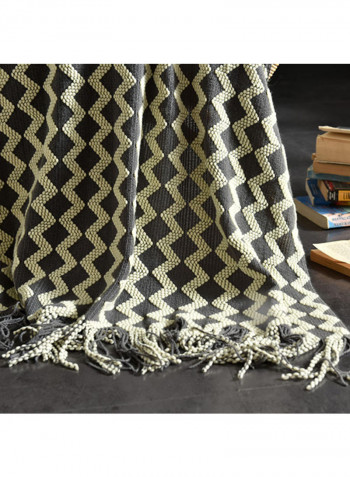 Wave Pattern Casual Warm Blanket Polyester Multicolour 120x200centimeter