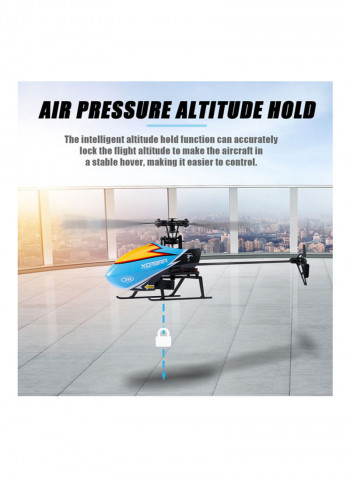 4-CH Mini Aileronless RC Helicopter 30.5 x 9cm