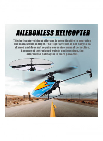 4-CH Mini Aileronless RC Helicopter 30.5 x 9cm