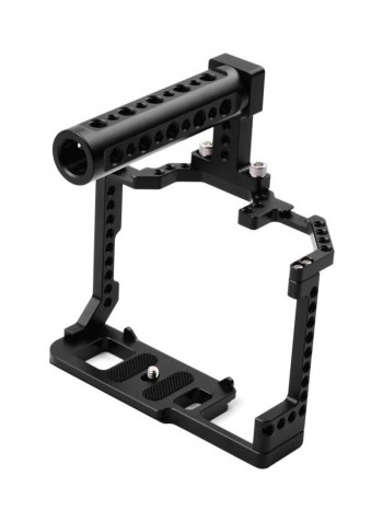 Aluminum Alloy Camera Cage with Top Handle Kit Black