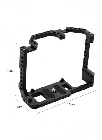 Aluminum Alloy Camera Cage with Top Handle Kit Black