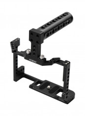 Camera Cage with Top Handle Kit 14.5x5.5x10.5cm Black reviews Camera Cage with Top Handle Kit 14.5x5.5x10.5cm Black