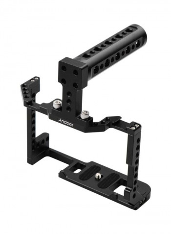 Camera Cage with Top Handle Kit 14.5x5.5x10.5cm Black