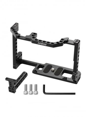 Camera Cage with Top Handle Kit 14.5x5.5x10.5cm Black