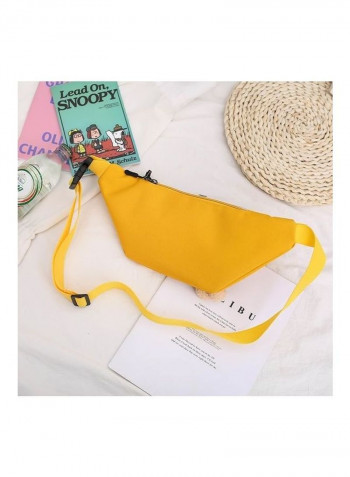 Durable  Solid Color All Match Bag Yellow