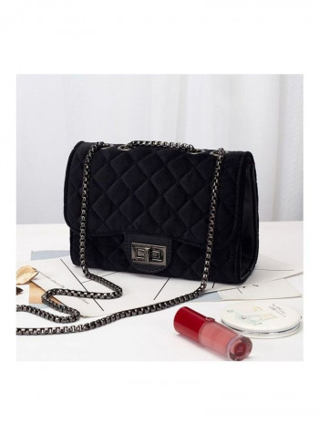 Women's Shoulder Classic Trendy Chain Bag Black