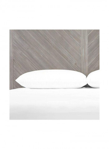 2-Piece Bed Pillow Set Polyester White King