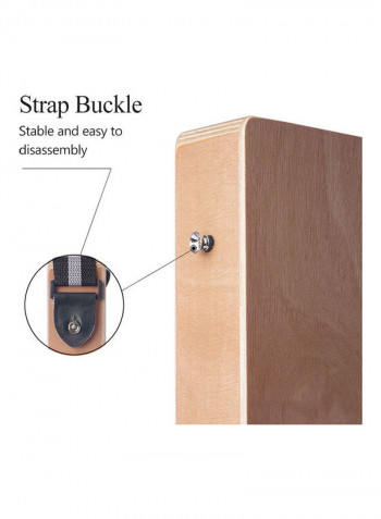 Cajon Boxdrum With Strap