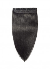 Clip In Remy Human Hair Extension Jet Black 20inch