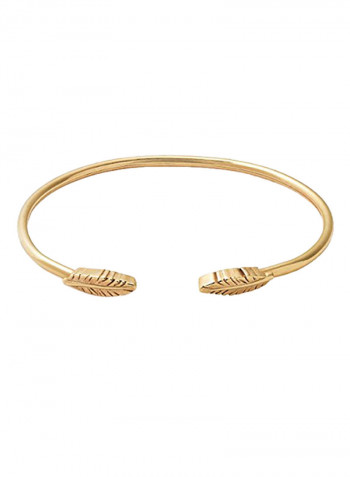 Feather Precious Sterling Silver Cuff Bracelet