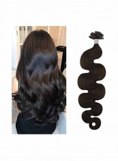 Weavy Long Human Hair Extension Dark Brown 24inch