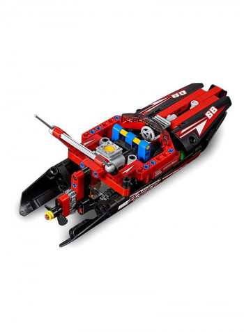 174-Piece Technic Power Boat Building Kit 10.32x5.55x2.4inch