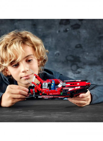 174-Piece Technic Power Boat Building Kit 10.32x5.55x2.4inch