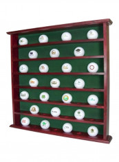 Golf Ball Display Cabinet Mahogany