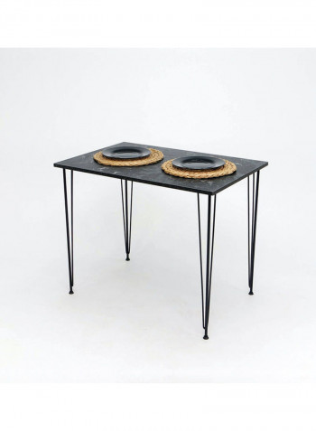 Dining Table Black 68x99x3cm