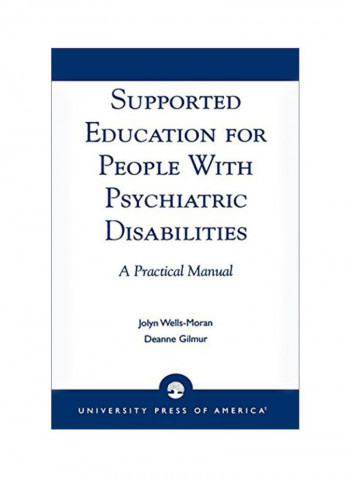 Supported Education For People With Psychiatric Disabilities Paperback