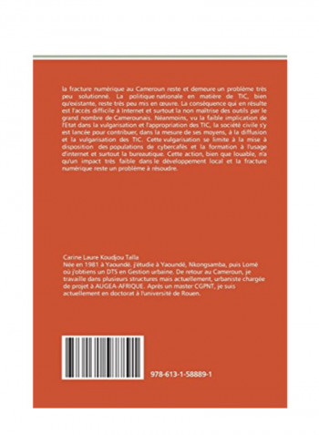 Tic, Societe Civile Et Developpement Local Au Cameroun Paperback