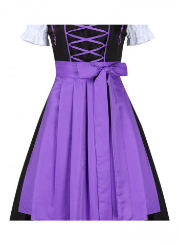 Women's Classic Dress Three Pieces Suit Purple