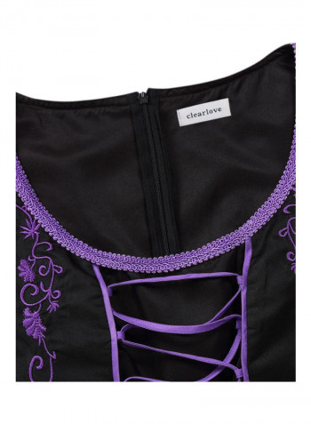 Women's Classic Dress Three Pieces Suit Purple