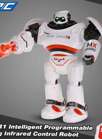 R1 Slide Walk Shoot Missile Dancing Infrared Control Robot 38.5 x 16cm