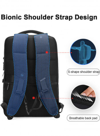 Multi-function Backpack Multi-layer Computer Bag RFID 45.00*20.00*30.00سم