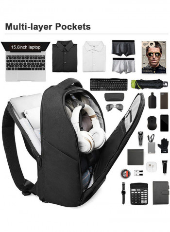Multi-function Backpack Multi-layer Computer Bag RFID 45.00*20.00*30.00سم
