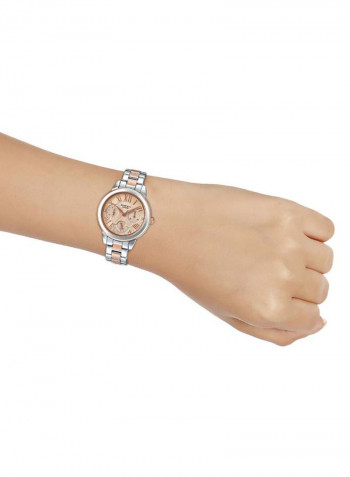 Sheen Water Resistant Stainless Steel Analog Watch 3059SPG-9AUDR
